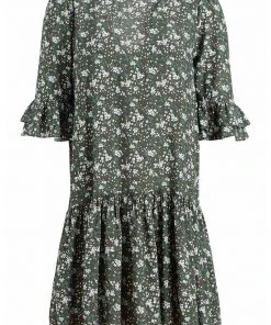 Khujo FREMA - Vestido Informal - Green, Mujer -KHUJO Tienda 50ffaa92a03749ab9d92a95b0e3b5e68