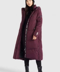 Khujo SONJE2 - Abrigo De Invierno - Weinrot, Mujer -KHUJO Tienda 5118596669924b96adf2745799fa8aee