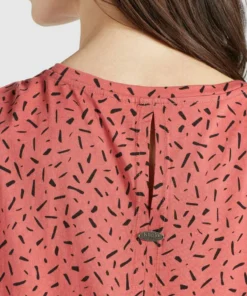 Khujo TALAJA - Camiseta Estampada - Rosa-schwarz Gemustert, Mujer -KHUJO Tienda 530b8b5d91544f318938e162a7244ecf