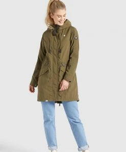 Khujo NEPHELE - Parka - Khaki, Mujer -KHUJO Tienda 53a0edec78964c30b418a3691332182c
