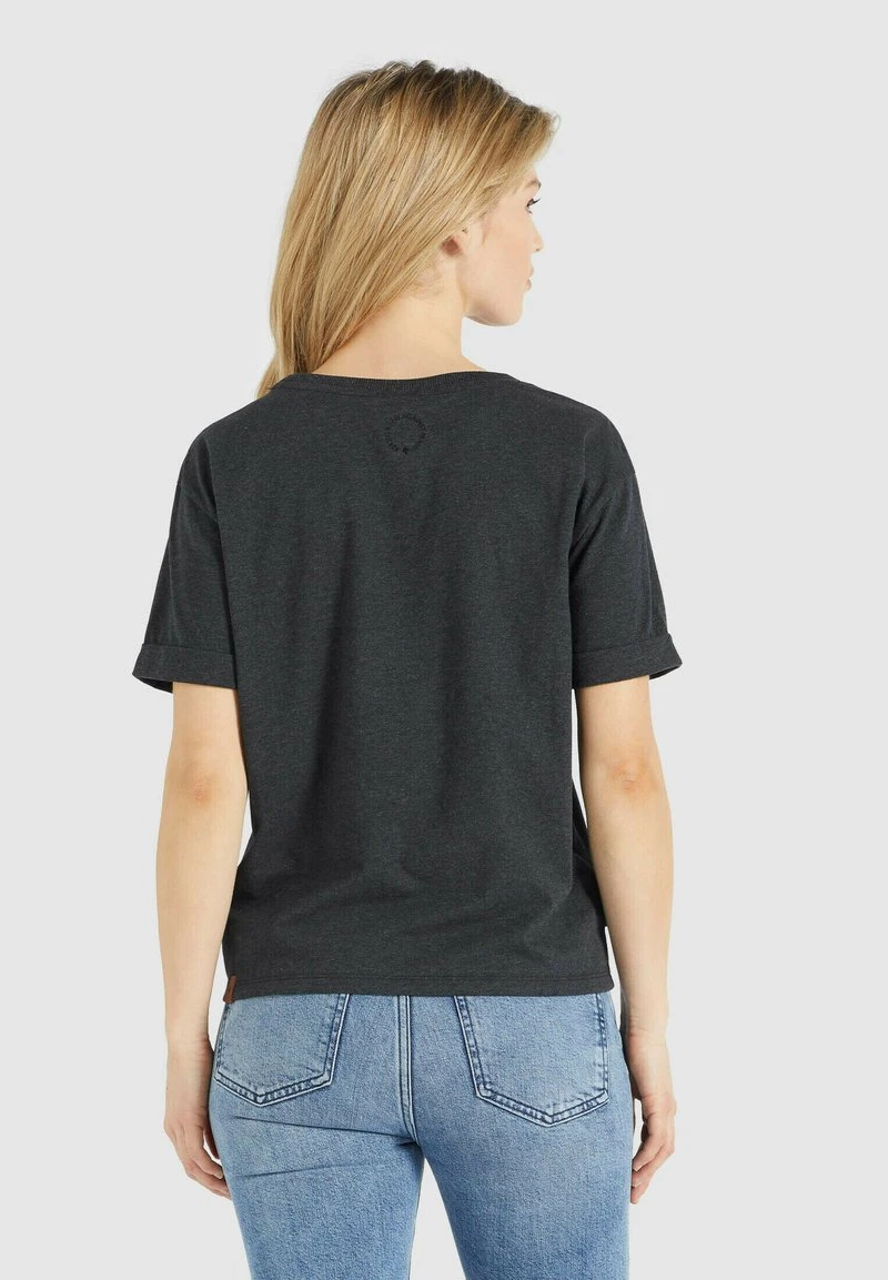Khujo AURELIA - Camiseta Estampada - Dunkelgrau Meliert, Mujer 3 Khujo AURELIA - Camiseta Estampada - Dunkelgrau Meliert, Mujer - Imagen 3