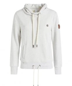 Khujo TEMPA - Jersey Con Capucha - Hellgrau Meliert, Mujer -KHUJO Tienda 5410f999424b4c59a974c6b2b3a528c0