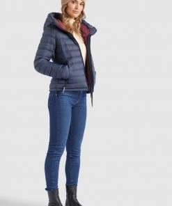 Khujo LOVINA - Chaqueta De Entretiempo - Dunkelblau, Mujer -KHUJO Tienda 54928573c6f744d987de658f493d2ed2