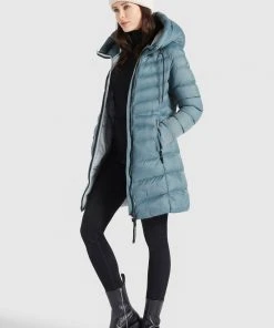 Khujo TUHANI SHINE - Abrigo De Invierno - Blaugrau, Mujer 4 Khujo TUHANI SHINE - Abrigo De Invierno - Blaugrau, Mujer -KHUJO Tienda 54f7abd2cf0f46a3b03b6253a72a096d