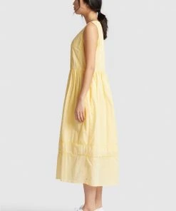 Khujo PALESA - Vestido Informal - Gelb, Mujer 3 Khujo PALESA - Vestido Informal - Gelb, Mujer -KHUJO Tienda 55cd2d4e5e794c299073ea1a62c888c1