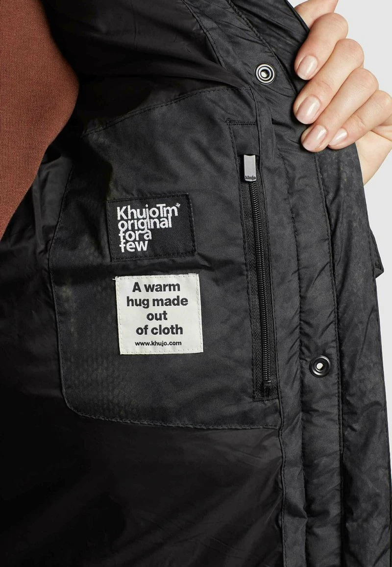 Khujo DAKOTA - Abrigo De Invierno - Schwarz Schlangenmuster, Mujer 8 Khujo DAKOTA - Abrigo De Invierno - Schwarz Schlangenmuster, Mujer - Imagen 8