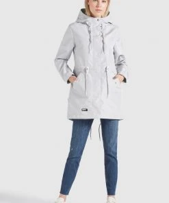 Khujo EMURI - Parka - Light Grey, Mujer -KHUJO Tienda 56a1adb01d884f2094e77b459ca96b48