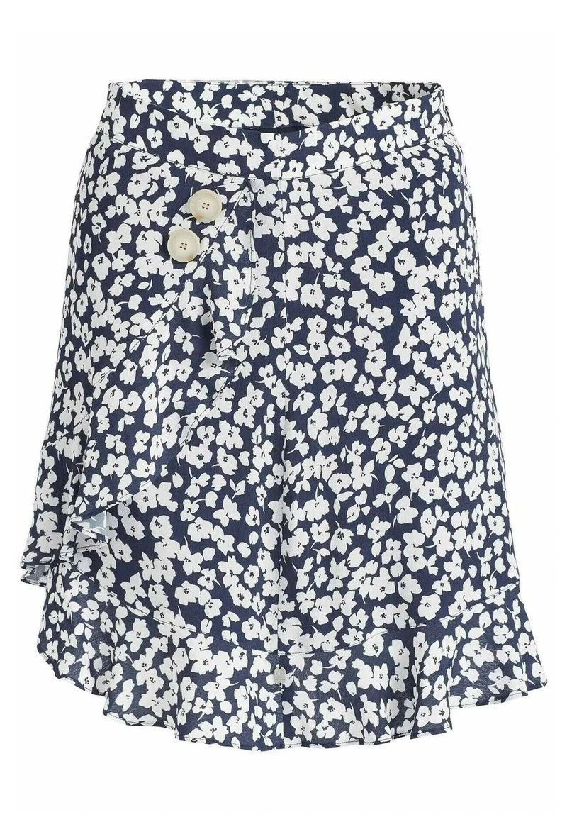 UNDINE - Falda acampanada - dunkelblau-weiß geblümt Khujo UNDINE - Falda Acampanada - Dunkelblau-weiß Geblümt, Mujer -KHUJO Tienda 5702643c15c84746848ac86418fbe457