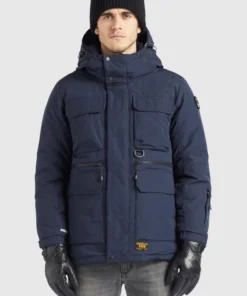 Khujo MARKS2 - Chaqueta De Invierno - Dunkelblau, Hombre