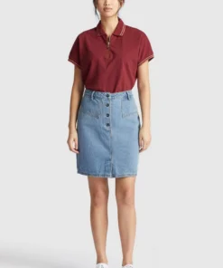 Khujo VELDA - Polo - Tibetan Red, Mujer -KHUJO Tienda 582cc31e4b214959807fb5db4509cbdb