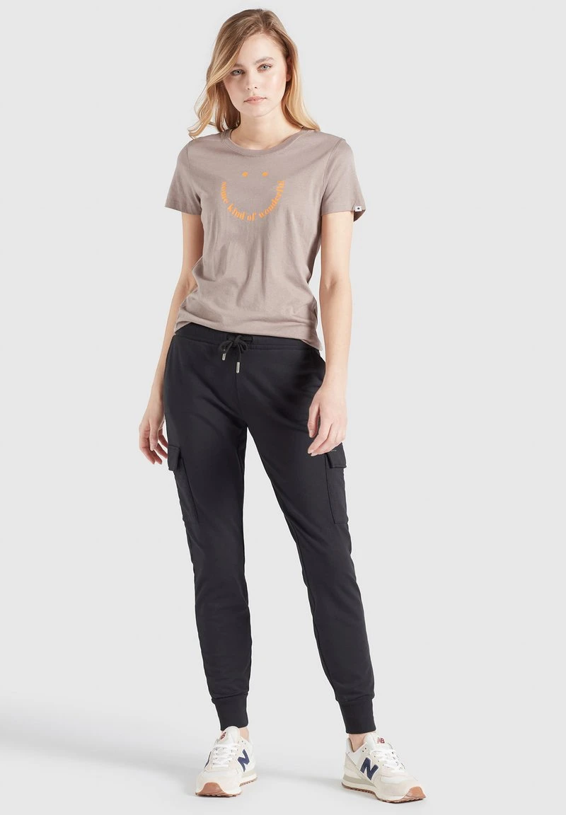 FRANCESCA SMILE - Camiseta estampada - graubraun Khujo FRANCESCA SMILE - Camiseta Estampada - Graubraun, Mujer -KHUJO Tienda 59ba7863f14445939afc89cea1c885ff