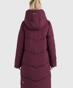 Khujo TORINO - Abrigo De Invierno - Weinrot, Mujer -KHUJO Tienda 5ac7b9699b6a4fada40dd7f7ac71cbc6
