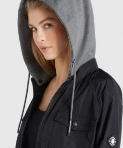 Khujo FAMKE - Chaqueta De Entretiempo - Schwarz, Mujer -KHUJO Tienda 5dad4e24489f4b84b9180747f3ae8d73