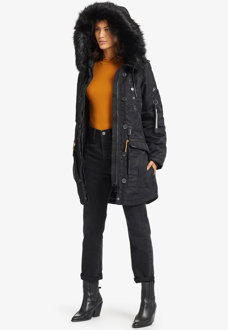 LORENE - Abrigo de invierno - black Khujo LORENE - Abrigo De Invierno - Black, Mujer -KHUJO Tienda 5e9ecb8ab3a54c859427bea26e7b7402