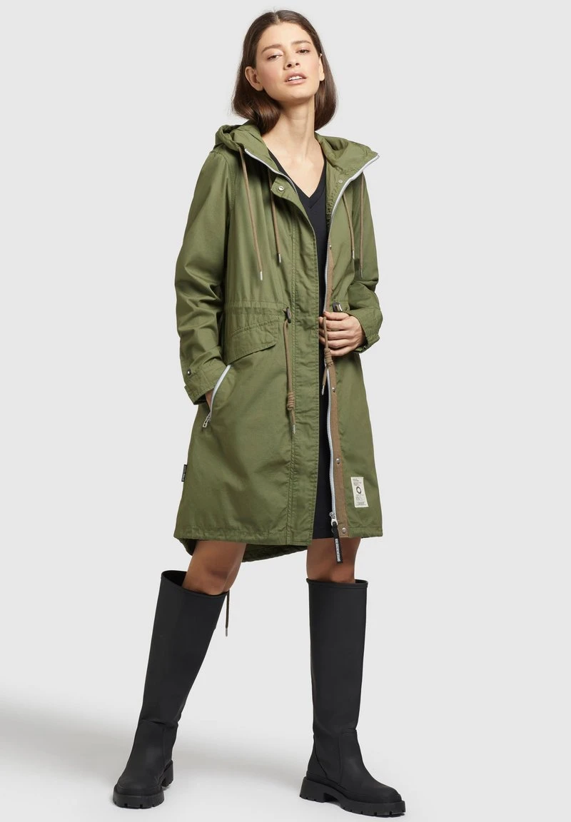 NANDA3 - Parka - oliv Khujo NANDA3 - Parka - Oliv, Mujer -KHUJO Tienda 5eb81b907ae04ce79c31a473a323a085