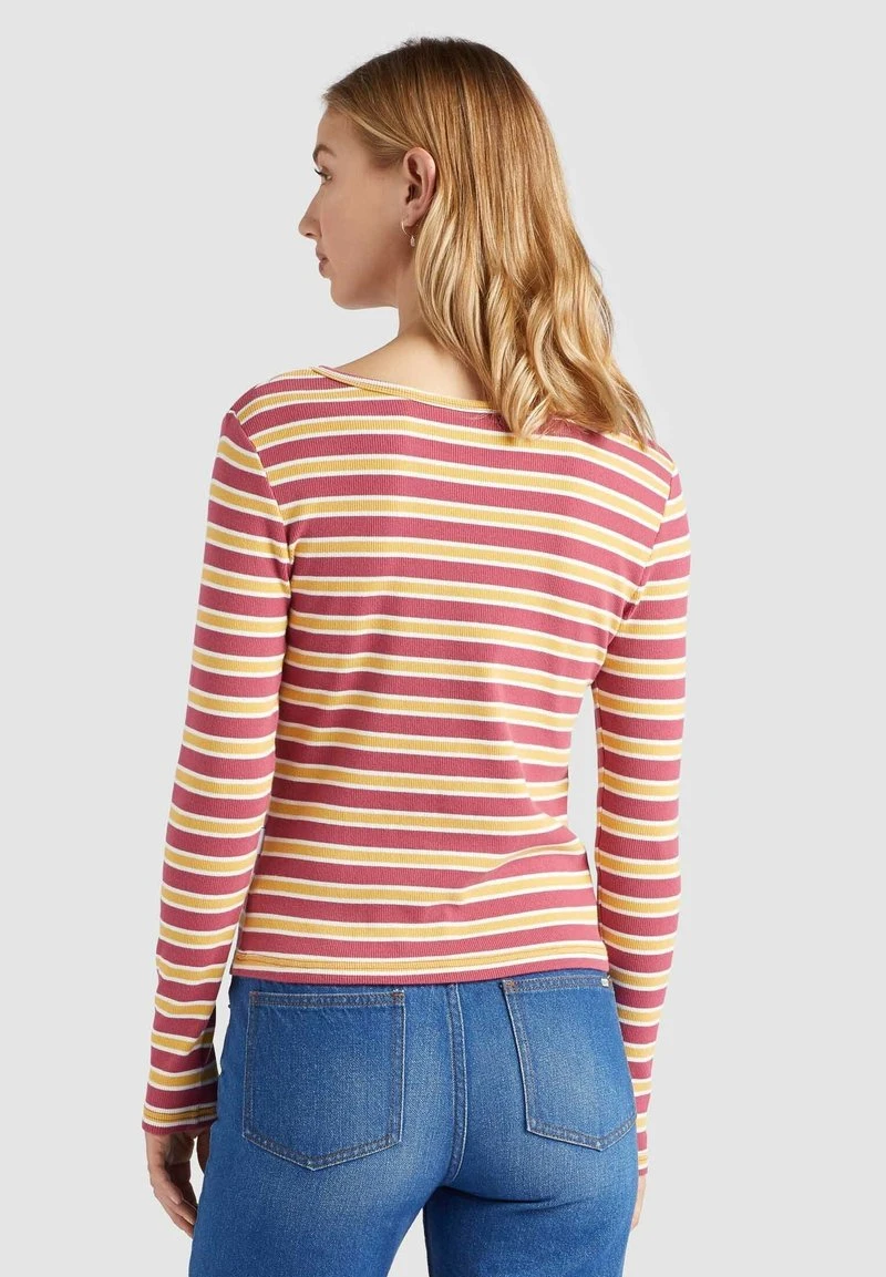 SICHUAN - Camiseta de manga larga - rosa-ocker gestreift Khujo SICHUAN - Camiseta De Manga Larga - Rosa-ocker Gestreift, Mujer -KHUJO Tienda 5ef51dd5c6064254ba4de8a13b484f81