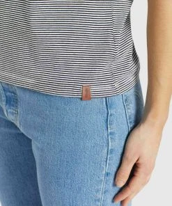 Khujo BABSI - Camiseta Estampada - Schwarz Weiß Gestreift, Mujer 5 Khujo BABSI - Camiseta Estampada - Schwarz Weiß Gestreift, Mujer -KHUJO Tienda 5f03468ddf2142c0ac5517c6031b1191