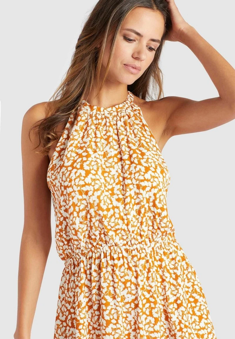 KELSA - Vestido informal - ocker geblümt Khujo KELSA - Vestido Informal - Ocker Geblümt, Mujer -KHUJO Tienda 5f5a0e61b25040cbaaca787efc25e815