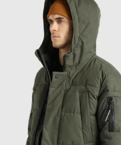 Khujo SHANCK - Abrigo De Invierno - Dunkeloliv, Hombre -KHUJO Tienda 603d827701724546b18b438ef36a631a