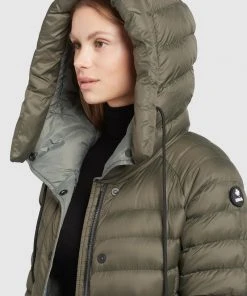 Khujo NIANA2 SHINE - Abrigo De Invierno - Dunkeloliv, Mujer -KHUJO Tienda 6084eab6e79a4953bc0753108fecd429