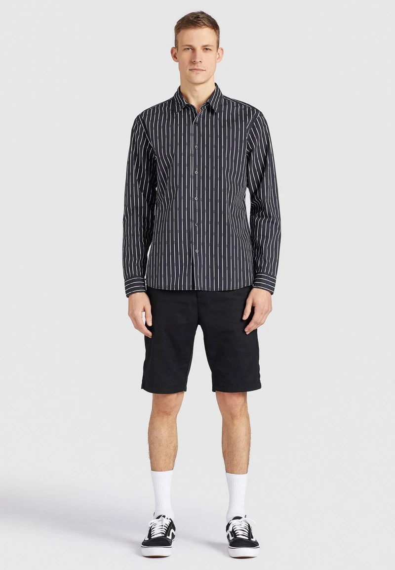 WAITE - Camisa - schwarz gestreift Khujo WAITE - Camisa - Schwarz Gestreift, Hombre -KHUJO Tienda 63ddf9e6739e4c9eaa166423ea29dc1e