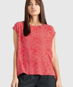 Khujo VIDA - Blusa - Rot, Mujer