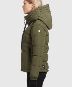 Khujo LILENA - Chaqueta De Invierno - Dunkeloliv, Mujer -KHUJO Tienda 672c3c831e06410a9ce51367e4ae8a7e