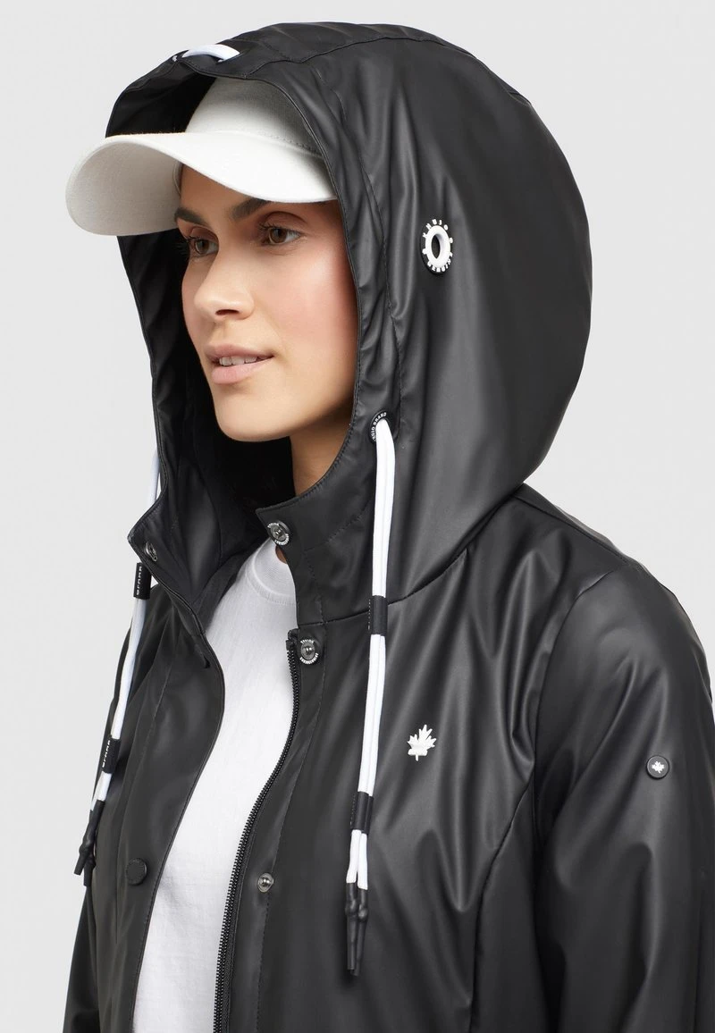 GLENNA - Impermeable - schwarz Khujo GLENNA - Impermeable - Schwarz, Mujer -KHUJO Tienda 67802b720f8d42f79ec4dab971eee272