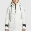 Khujo ELVA STRUCTURED - Abrigo De Invierno - Naturweiß, Mujer
