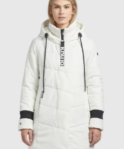 Khujo ELVA STRUCTURED - Abrigo De Invierno - Naturweiß, Mujer