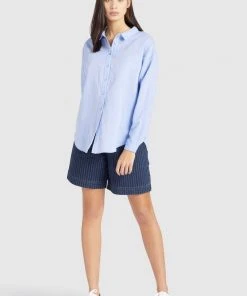 Khujo SAHAR - Camisa - Blau, Mujer -KHUJO Tienda 6877ca5f2b2743b3a49522a9e37f9186