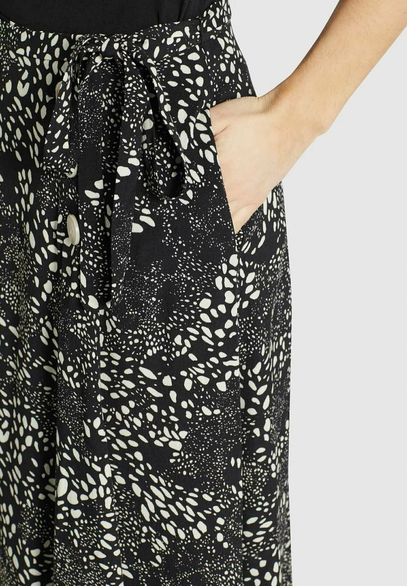 HEPKE - Falda acampanada - schwarz-weiß gemustert Khujo HEPKE - Falda Acampanada - Schwarz-weiß Gemustert, Mujer -KHUJO Tienda 68c301e446dc4c488fceade73c1b7306