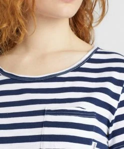 Khujo VAISHALI - Vestido Ligero - Blau Gestreift, Mujer -KHUJO Tienda 69847037a0ea4df69ce582cac8fef72a