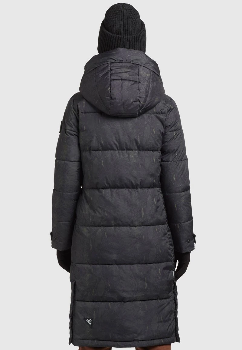 Khujo DAKOTA - Abrigo De Invierno - Schwarz Schlangenmuster, Mujer 3 Khujo DAKOTA - Abrigo De Invierno - Schwarz Schlangenmuster, Mujer - Imagen 3