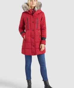 Khujo NIAMH - Abrigo De Invierno - Rot, Mujer -KHUJO Tienda 6c215822c4d84641840967d9977423f3