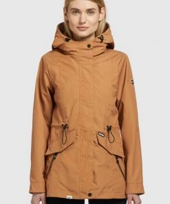 Khujo FELINA - Impermeable - Toffee, Mujer