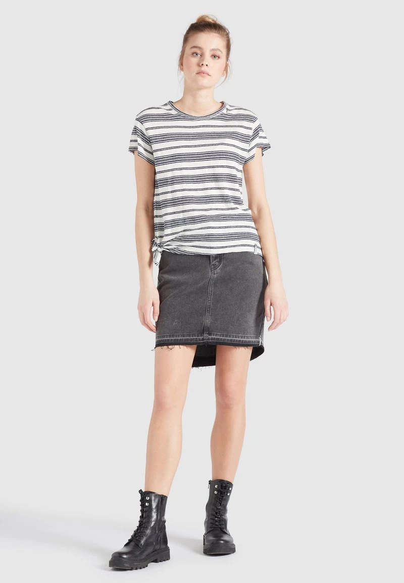 MATAMA - Camiseta estampada - naturweiß-dunkelblau gestreift Khujo MATAMA - Camiseta Estampada - Naturweiß-dunkelblau Gestreift, Mujer -KHUJO Tienda 6cc896291b1c45ba979c2bf1848c7950