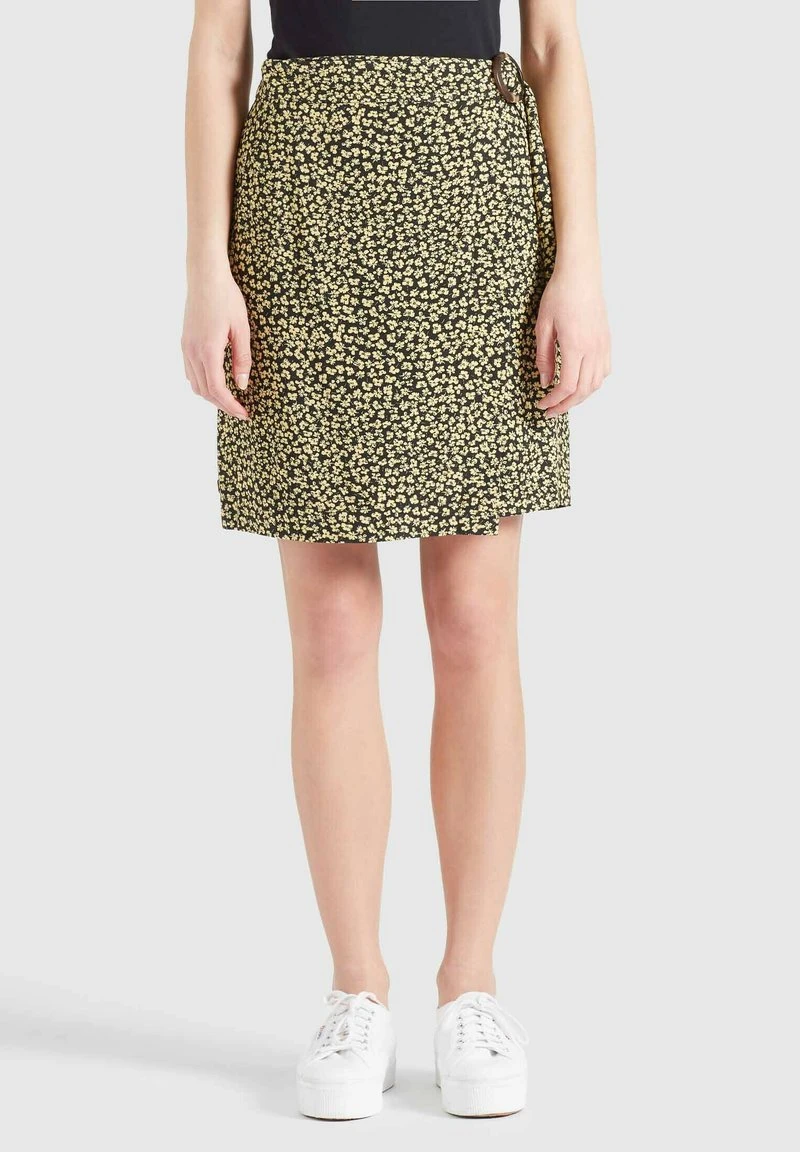 ARMATA - Falda cruzada - schwarz/gelb Khujo ARMATA - Falda Cruzada - Schwarz/gelb, Mujer -KHUJO Tienda 6d46cdac32fa451596bec510c7009a29