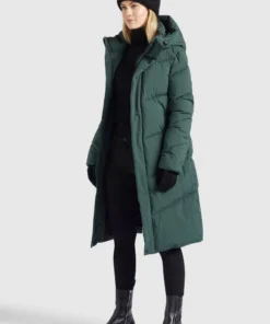 Khujo TORINO - Abrigo De Invierno - Dunkelgrün, Mujer -KHUJO Tienda 6d9366b138ee4ef780ef7eb028e53b96