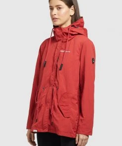 Khujo CAIMA - Parka - Rot, Mujer -KHUJO Tienda 6eab9df54deb4caf9ddfa8b72a3c81e7