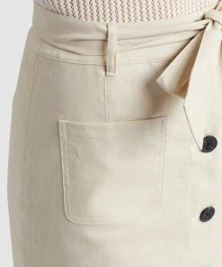 Khujo VARSHA - Falda Acampanada - Beige, Mujer -KHUJO Tienda 6eb12f45072f45189562890a6722accf