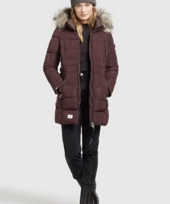 Khujo AMARAY2 - Abrigo De Invierno - Weinrot, Mujer 4 Khujo AMARAY2 - Abrigo De Invierno - Weinrot, Mujer -KHUJO Tienda 6ec7fd55070543508b7593ee6184c242