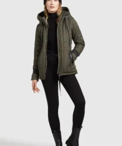 Khujo TWEETY PRIME5 - Chaqueta De Entretiempo - Dunkeloliv, Mujer -KHUJO Tienda 6f08fa7c5543442aab9ef9a5f8ec6b42