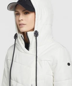 Khujo ELVA STRUCTURED - Abrigo De Invierno - Naturweiß, Mujer -KHUJO Tienda 71b8089937f24476b3732f6e2e232c01