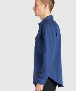 Khujo ROGER - Camisa - Blue, Hombre -KHUJO Tienda 71f2ef1bcaa24d6f8d4724de06485009