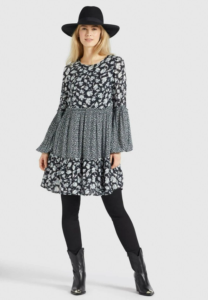 GRANATA - Vestido informal - schwarz weiß Khujo GRANATA - Vestido Informal - Schwarz Weiß, Mujer -KHUJO Tienda 722b3450f5324b86a19e8442b7f677cf