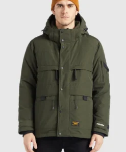 Khujo BOYNTON - Chaqueta De Invierno - Dunkeloliv, Hombre