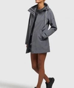 Khujo ARTISA - Parka - Graublau, Mujer -KHUJO Tienda 72b996fb6082467699ec66dbdaa65368