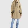 Khujo MANTEL JERRY PRIME - Abrigo De Invierno - Beige, Mujer
