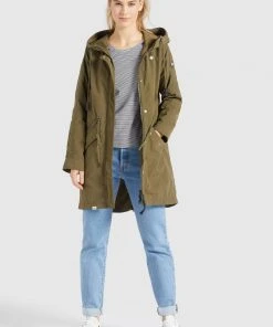 Khujo NEPHELE - Parka - Khaki, Mujer -KHUJO Tienda 76146661e58e4f9b90ce2cc956f722ed